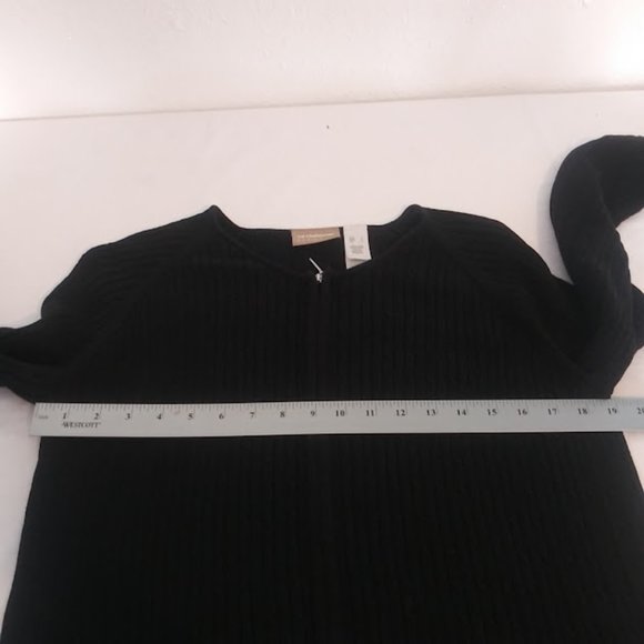 Liz Claiborne Liz wear women's size L black sweater - Picture 8 of 15
